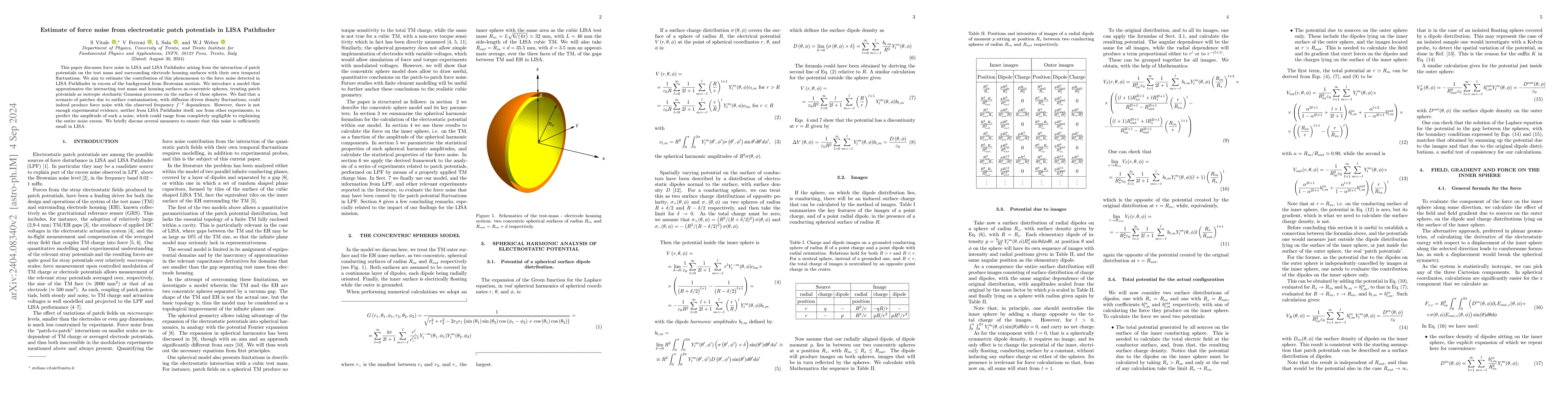 Thumbnail for Estimate of force noise from electrostatic patch potentials in LISA
  Pathfinder