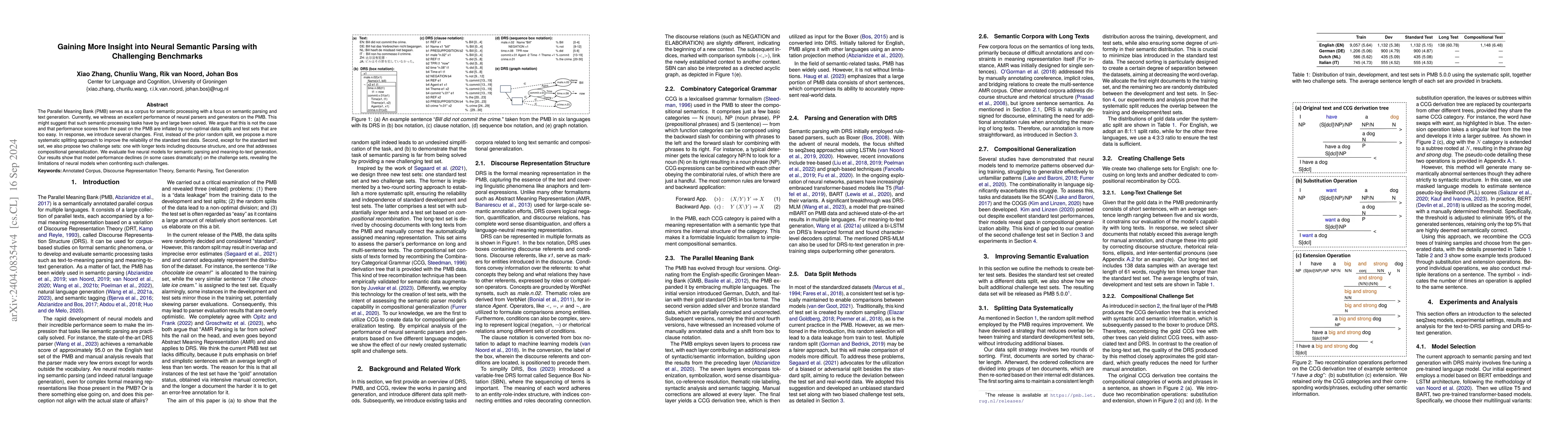 Thumbnail for Gaining More Insight into Neural Semantic Parsing with Challenging
  Benchmarks