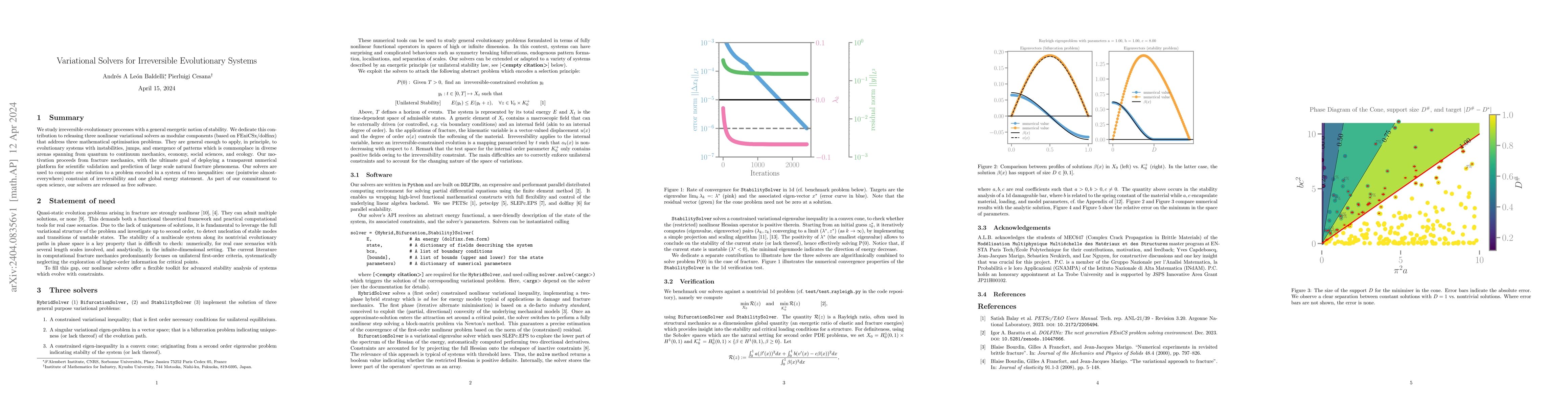 Thumbnail for Variational Solvers for Irreversible Evolutionary Systems