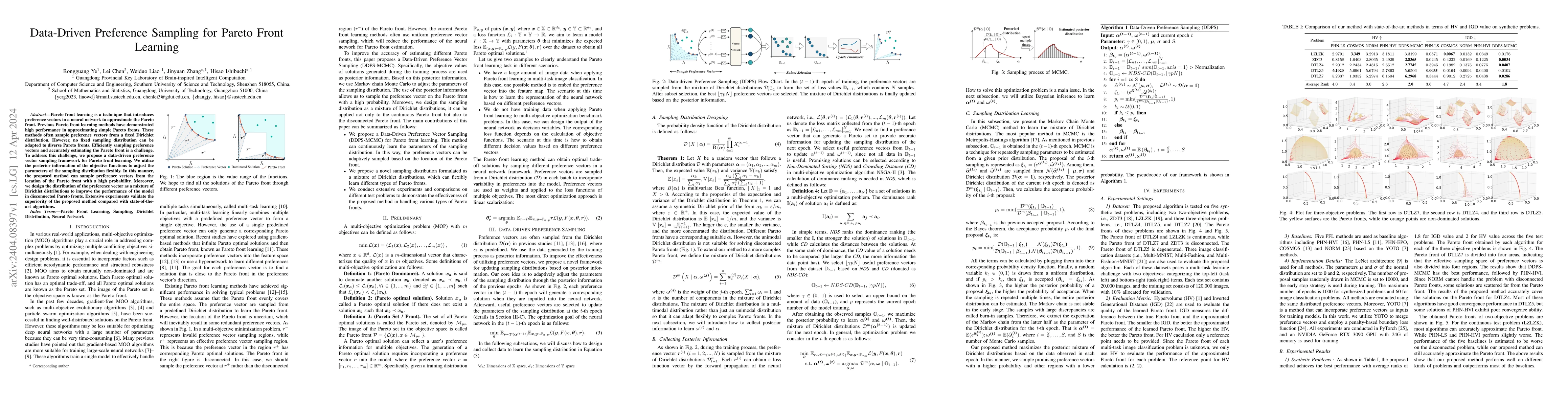 Thumbnail for Data-Driven Preference Sampling for Pareto Front Learning