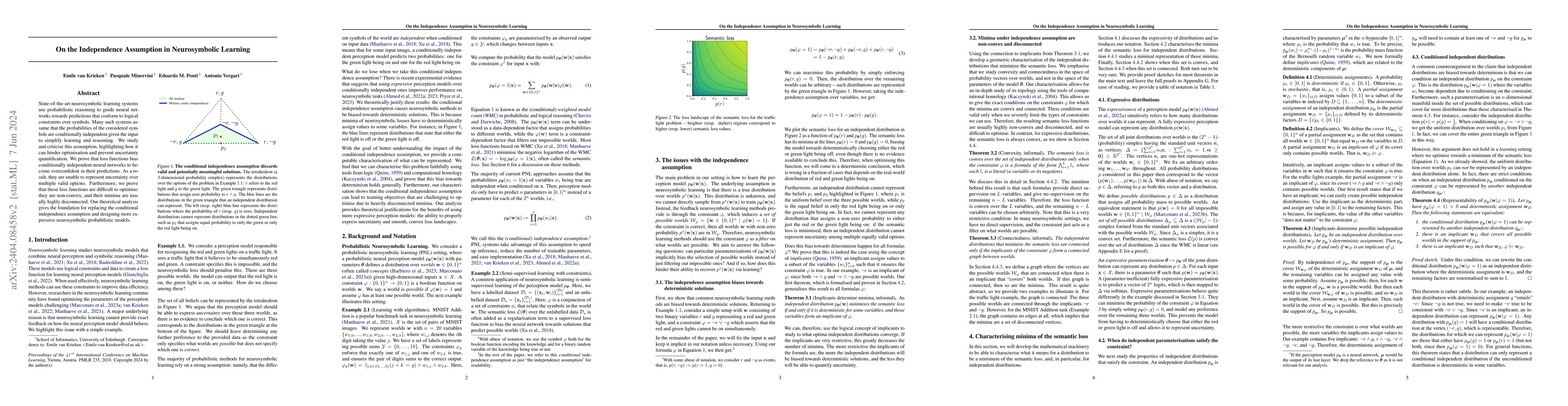 Thumbnail for On the Independence Assumption in Neurosymbolic Learning