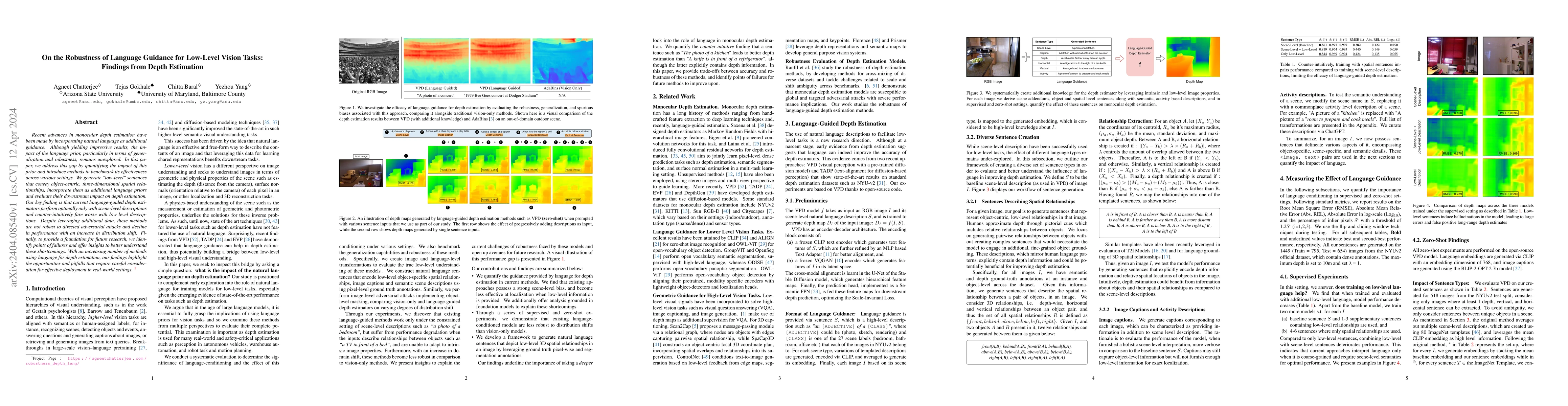 Thumbnail for On the Robustness of Language Guidance for Low-Level Vision Tasks:
  Findings from Depth Estimation