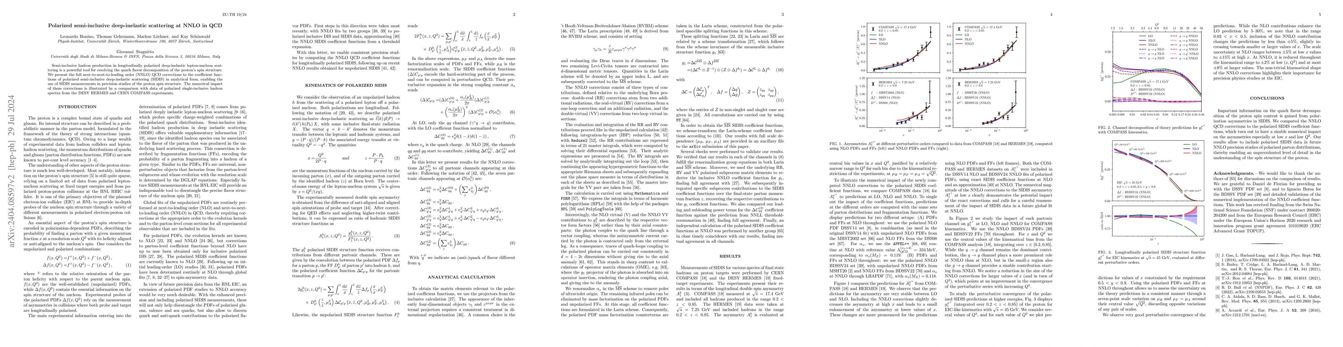 Thumbnail for Polarized semi-inclusive deep-inelastic scattering at NNLO in QCD