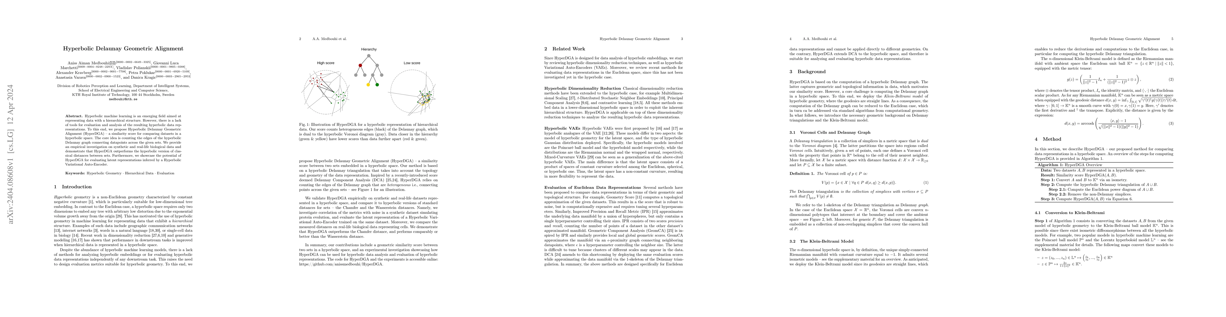 Thumbnail for Hyperbolic Delaunay Geometric Alignment