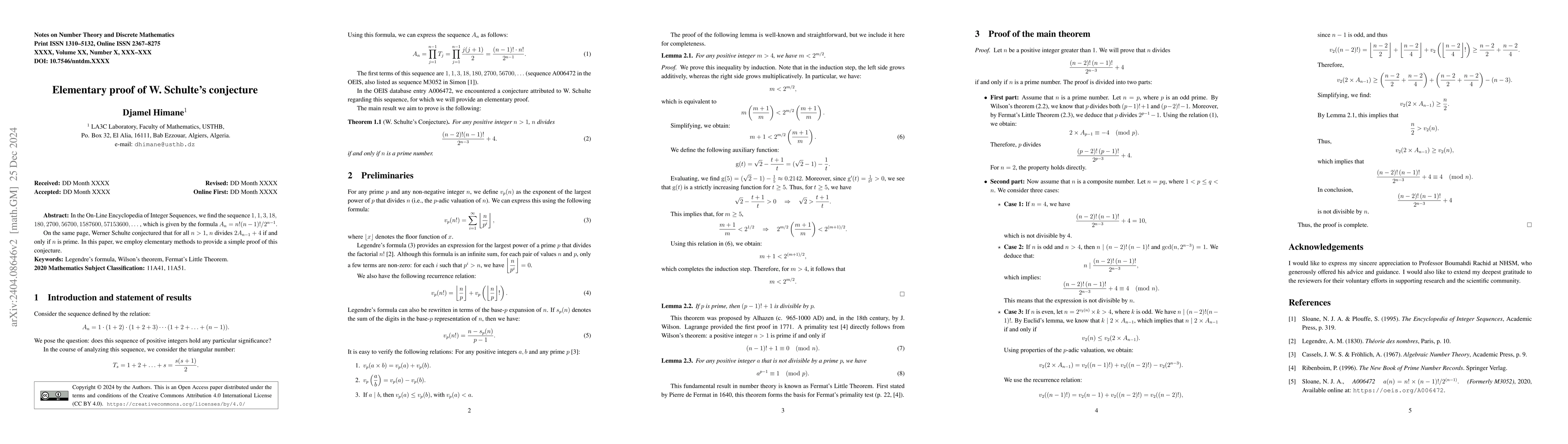 Thumbnail for A simple proof of Werner Schulte's conjecture