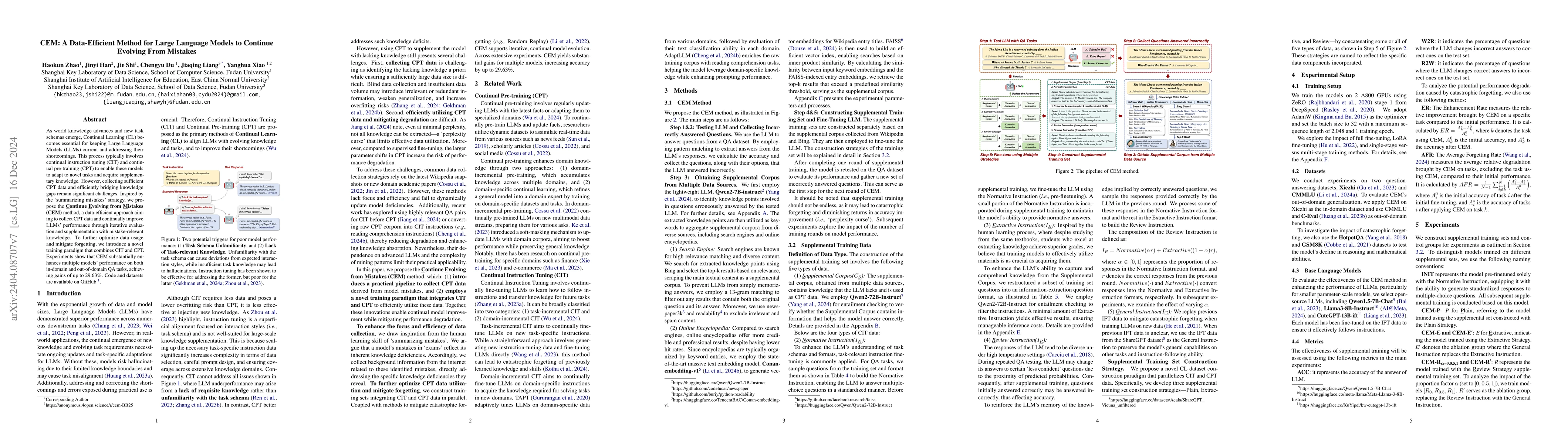 Thumbnail for Large Language Model Can Continue Evolving From Mistakes