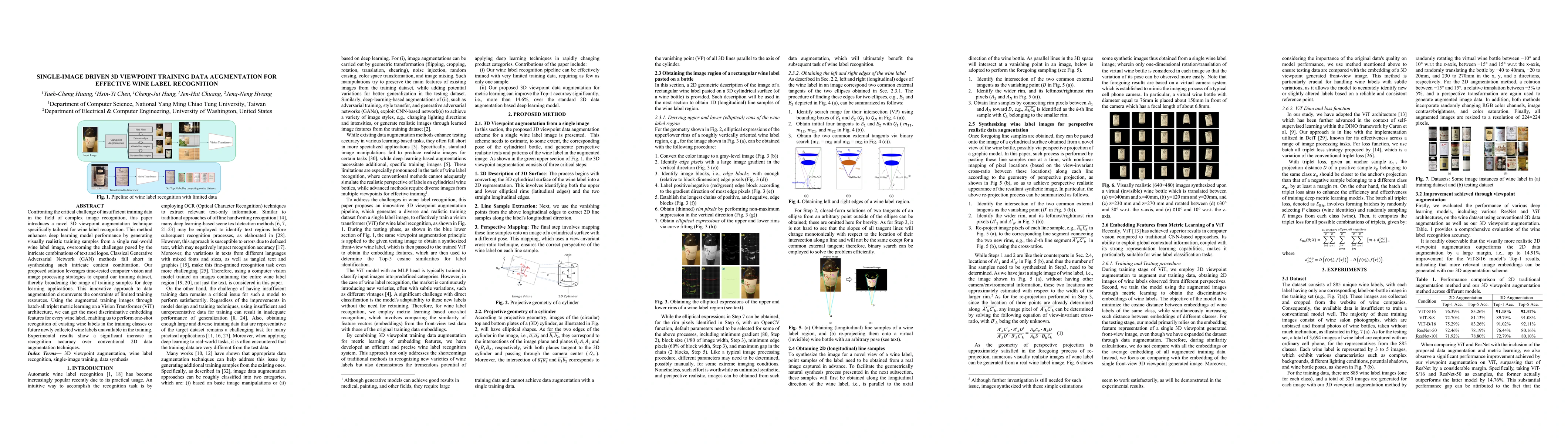 Thumbnail for Single-image driven 3d viewpoint training data augmentation for
  effective wine label recognition