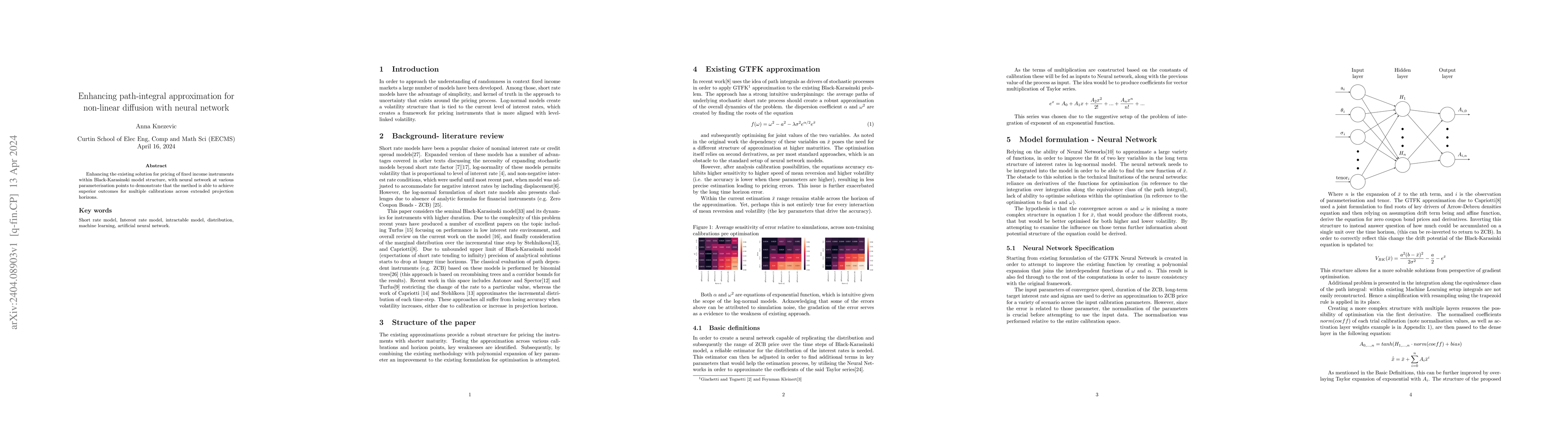 Thumbnail for Enhancing path-integral approximation for non-linear diffusion with
  neural network