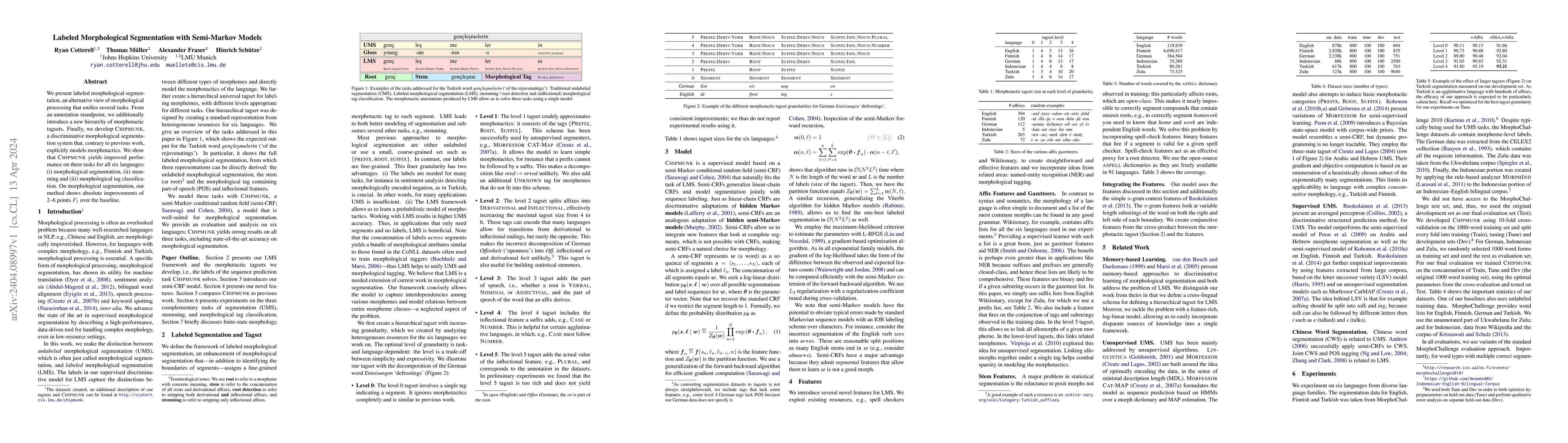 Thumbnail for Labeled Morphological Segmentation with Semi-Markov Models