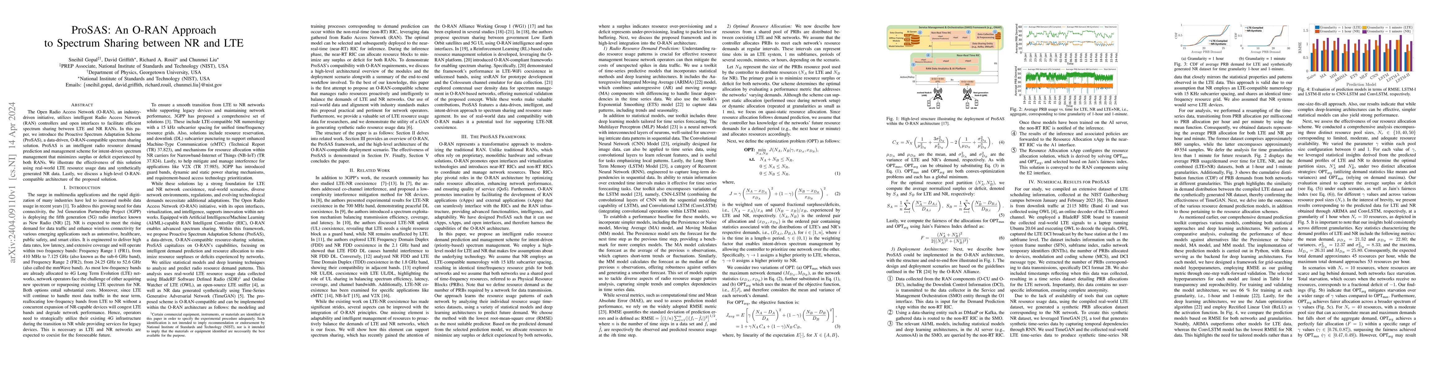 Thumbnail for ProSAS: An O-RAN Approach to Spectrum Sharing between NR and LTE
