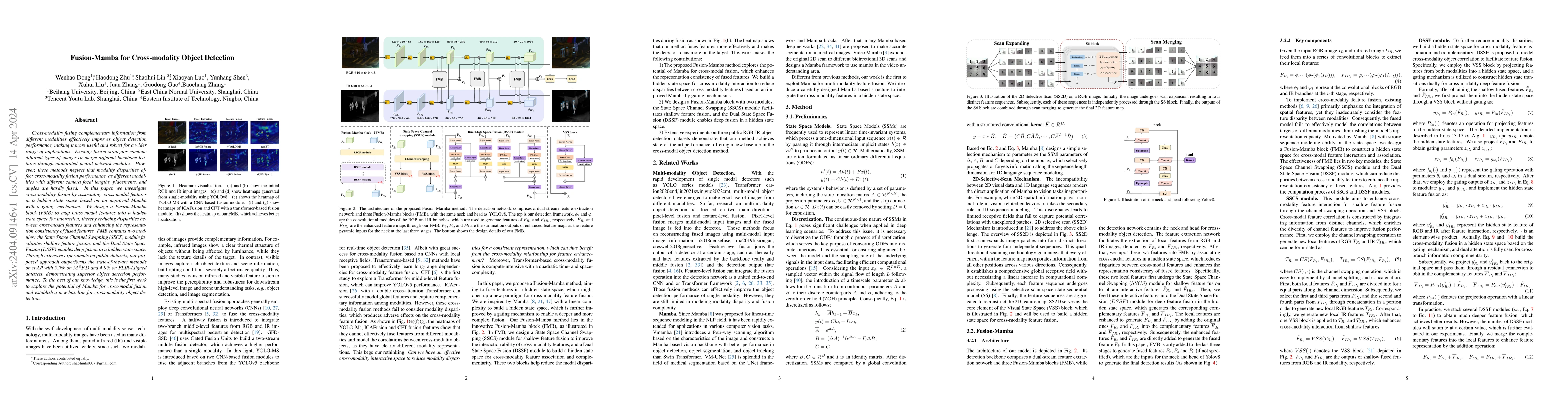 Thumbnail for Fusion-Mamba for Cross-modality Object Detection