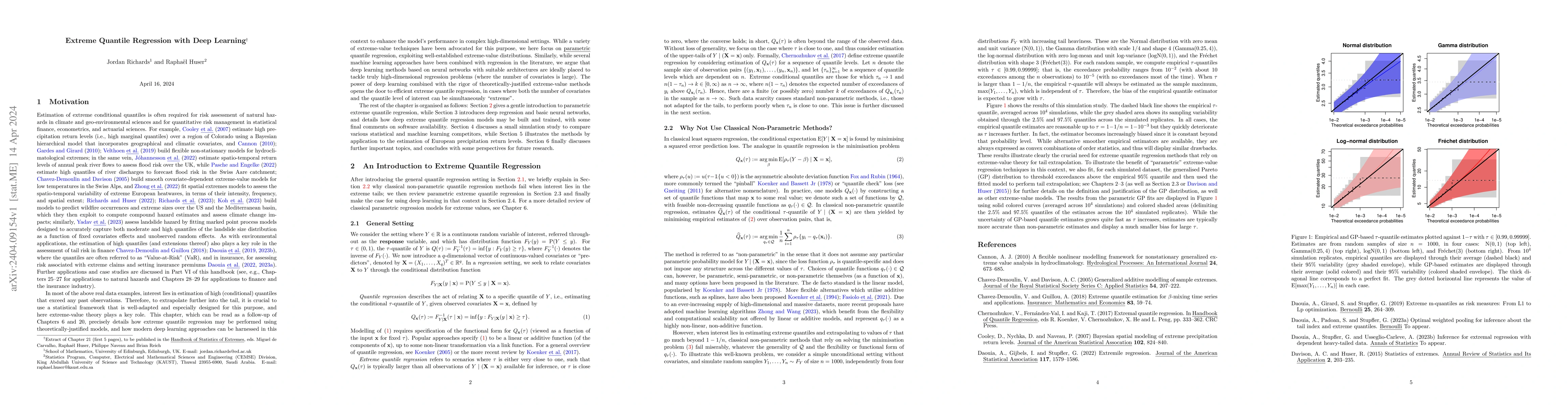 Thumbnail for Extreme quantile regression with deep learning