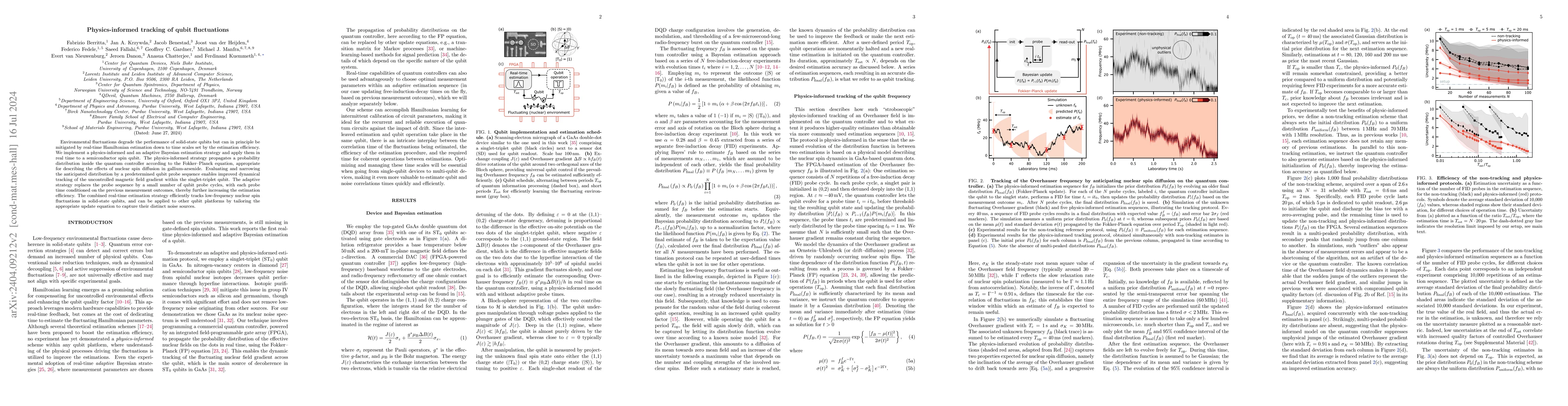 Thumbnail for Physics-informed tracking of qubit fluctuations