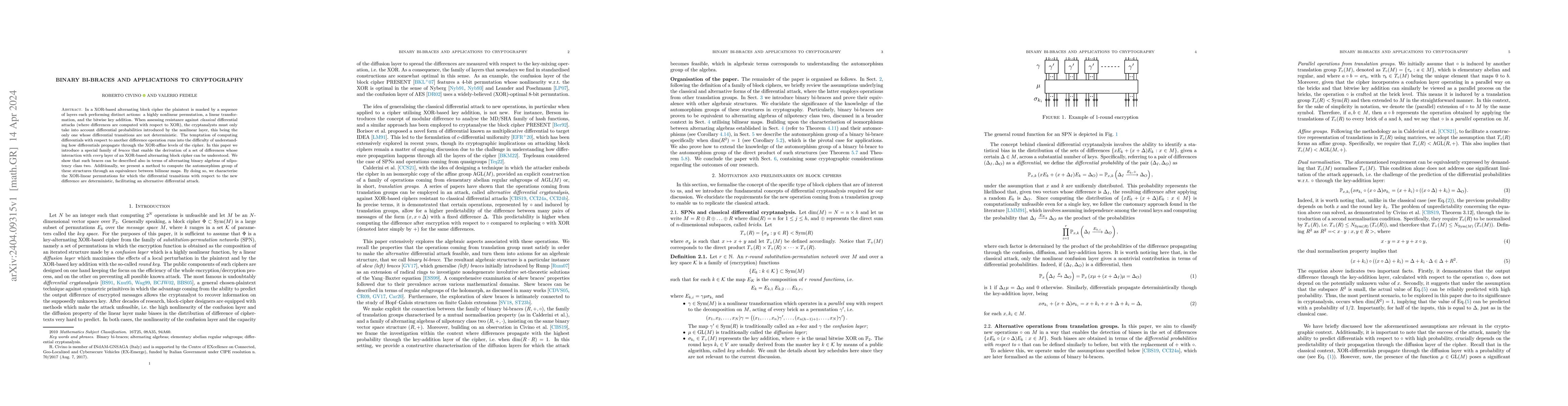 Thumbnail for Binary bi-braces and applications to cryptography