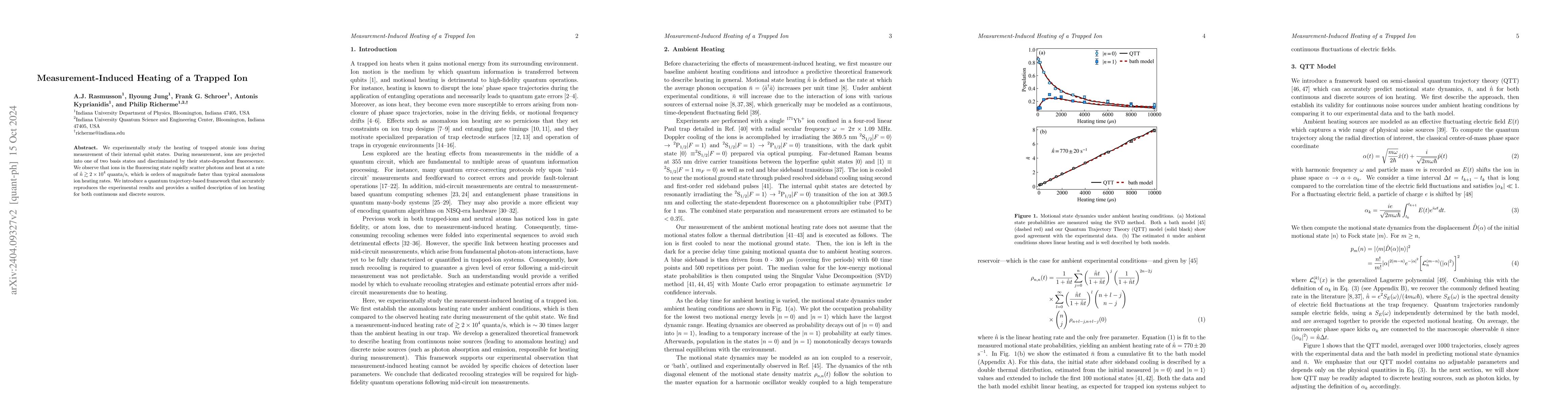 Thumbnail for Measurement-Induced Heating of Trapped Ions