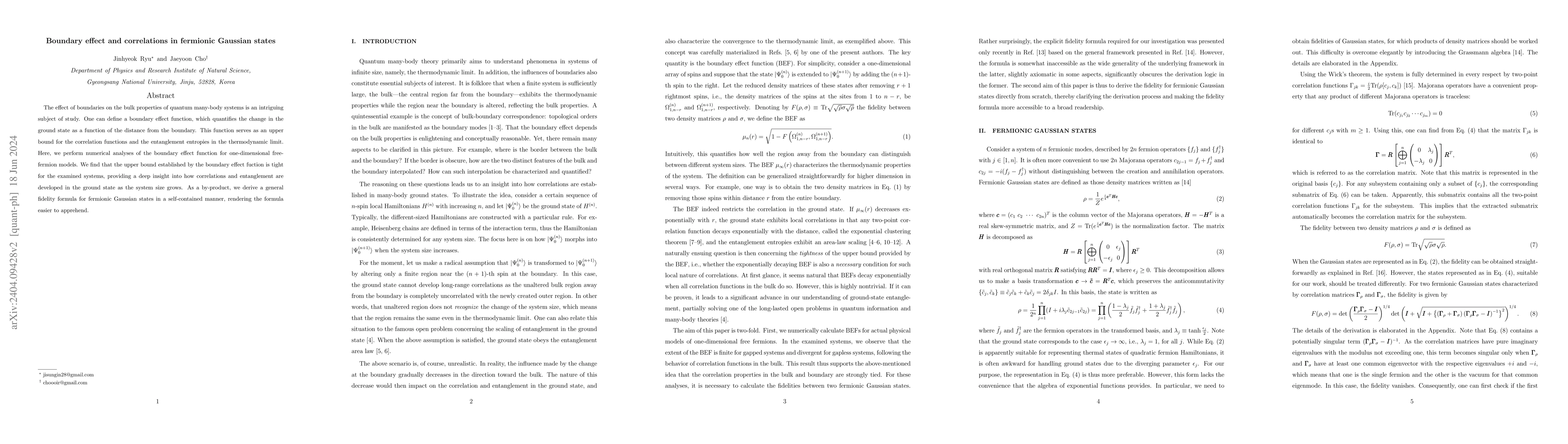 Thumbnail for Boundary effect and correlations in fermionic Gaussian states