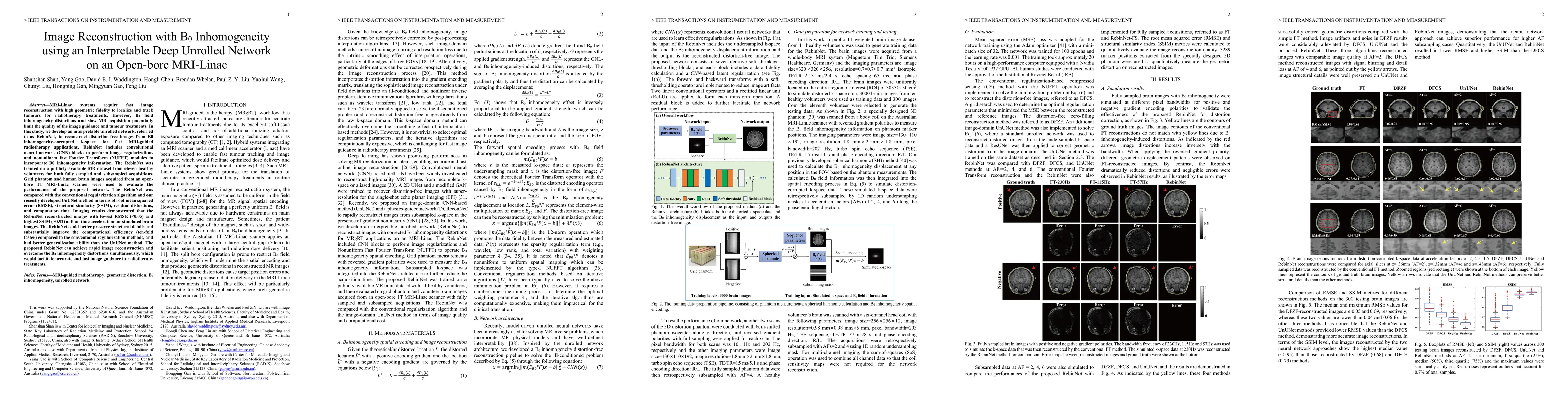 Thumbnail for Image Reconstruction with B0 Inhomogeneity using an Interpretable Deep
  Unrolled Network on an Open-bore MRI-Linac