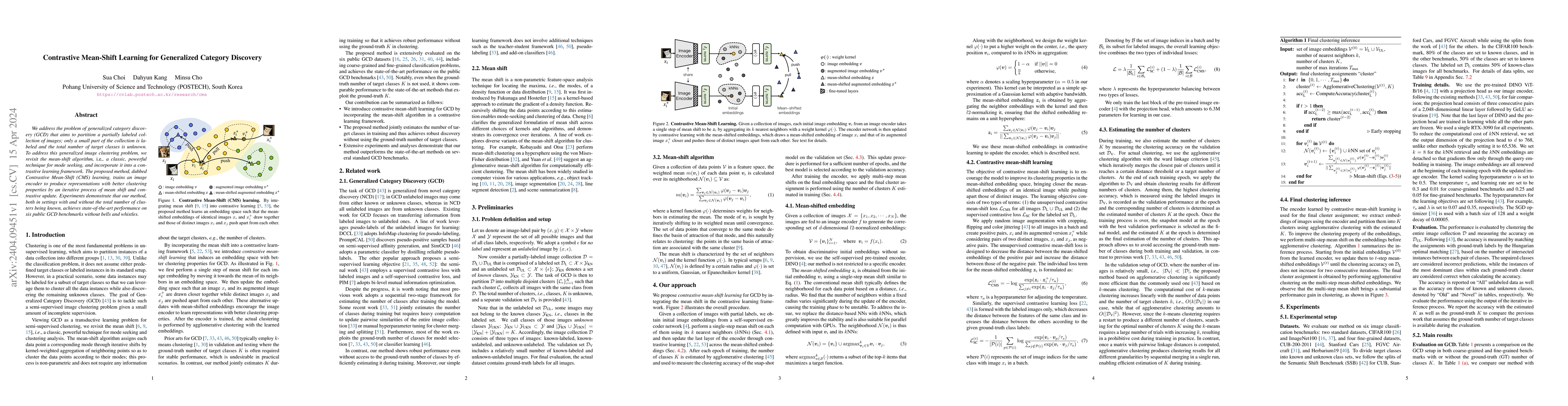 Thumbnail for Contrastive Mean-Shift Learning for Generalized Category Discovery
