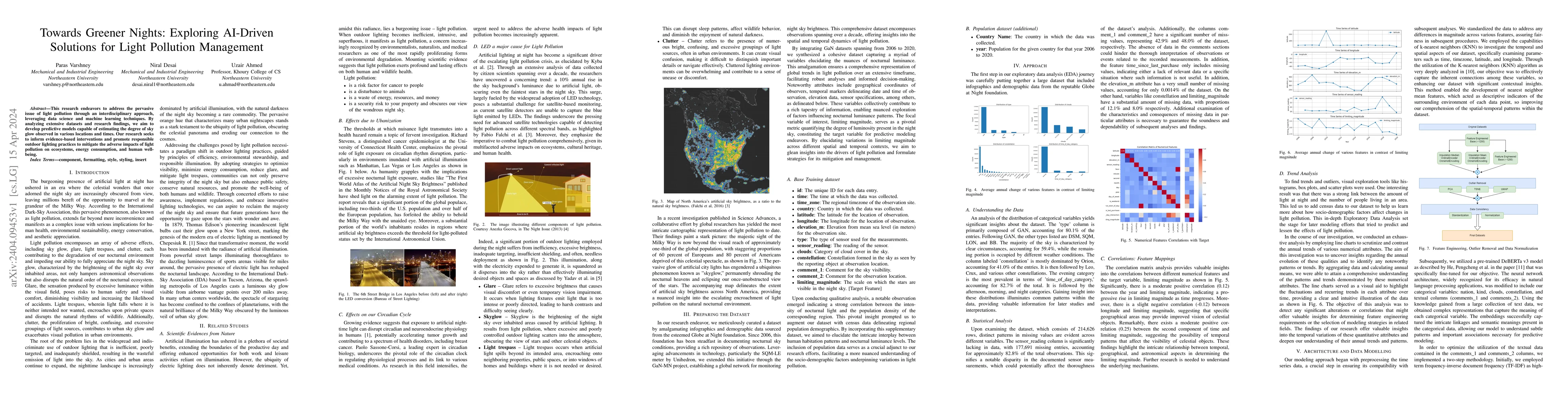 Thumbnail for Towards Greener Nights: Exploring AI-Driven Solutions for Light
  Pollution Management