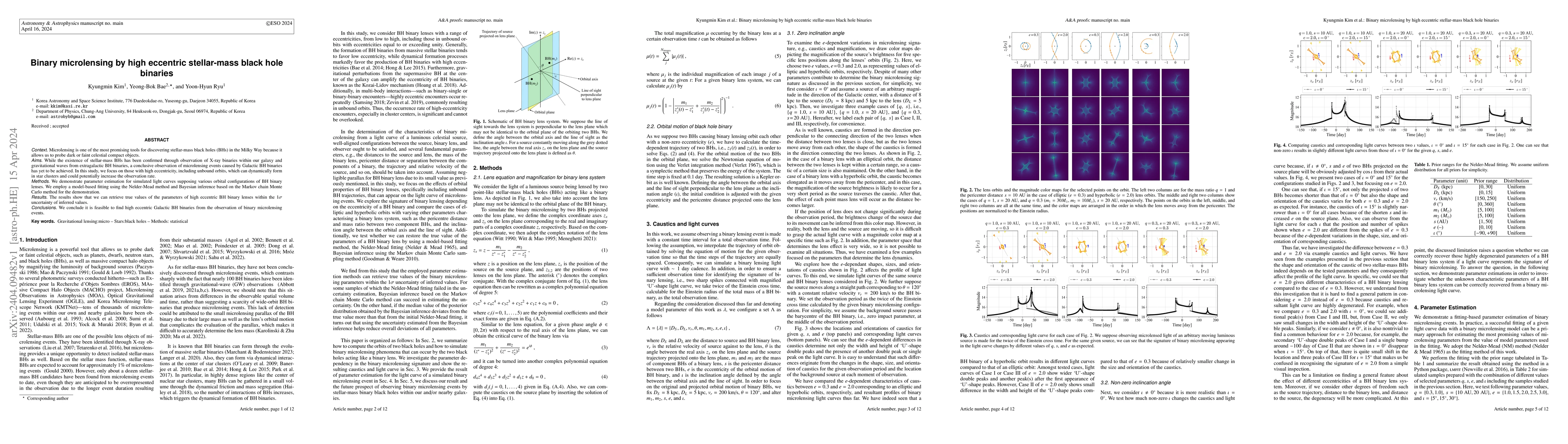 Thumbnail for Binary microlensing by high eccentric stellar-mass black hole binaries