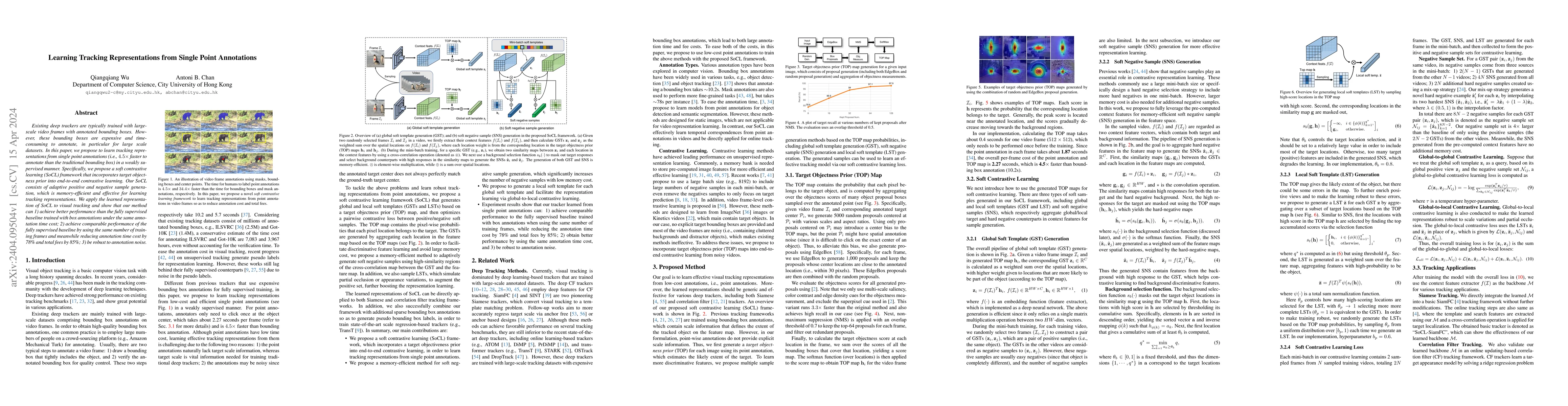 Thumbnail for Learning Tracking Representations from Single Point Annotations