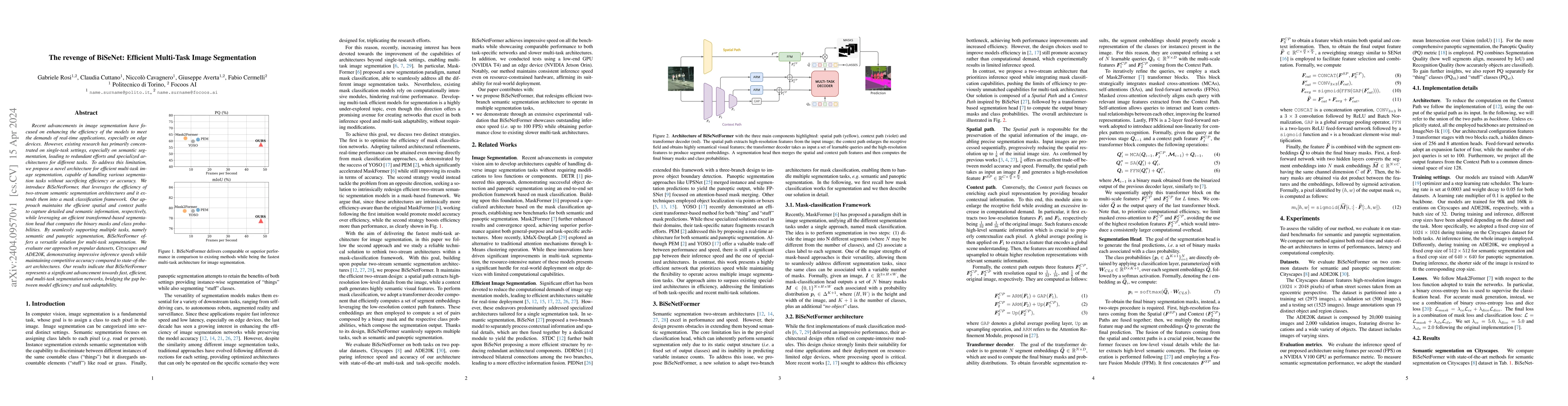 Thumbnail for The revenge of BiSeNet: Efficient Multi-Task Image Segmentation