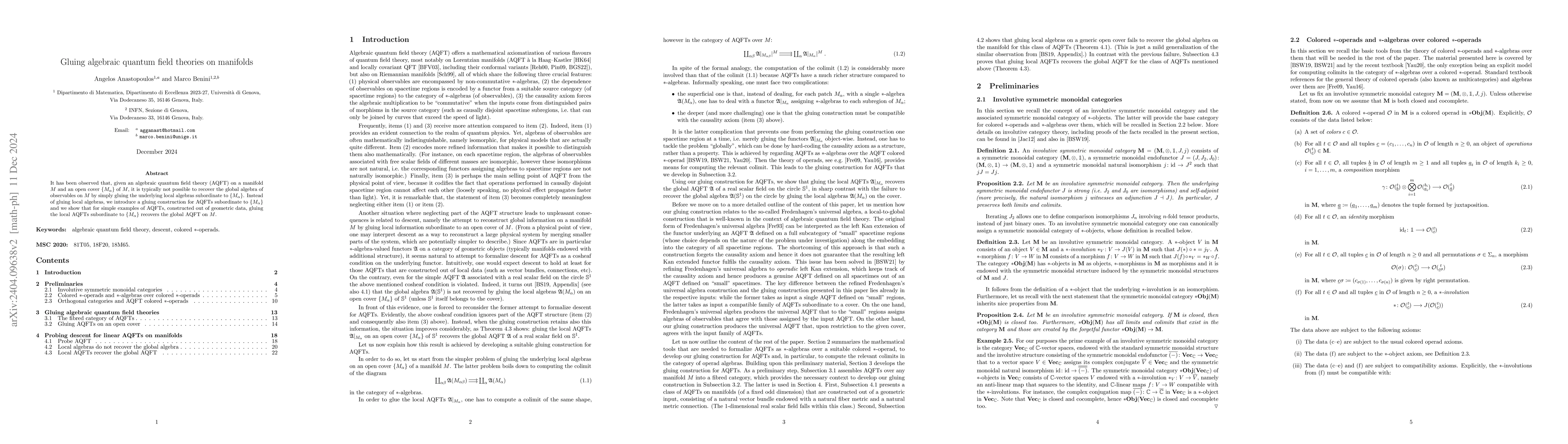 Thumbnail for Gluing algebraic quantum field theories on manifolds