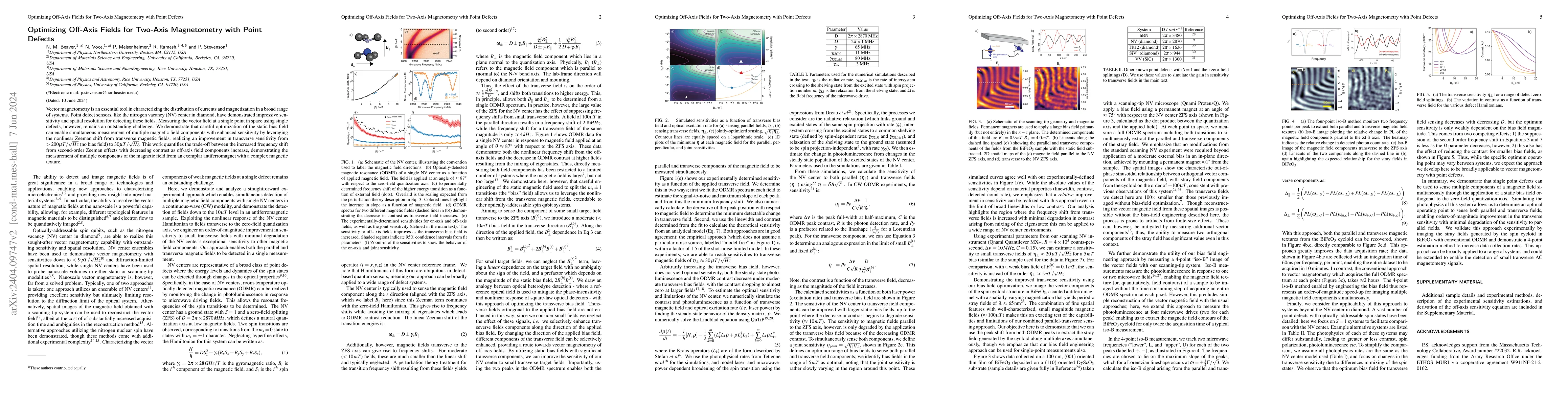 Thumbnail for Optimizing Off-Axis Fields for Two-Axis Magnetometry with Point Defects