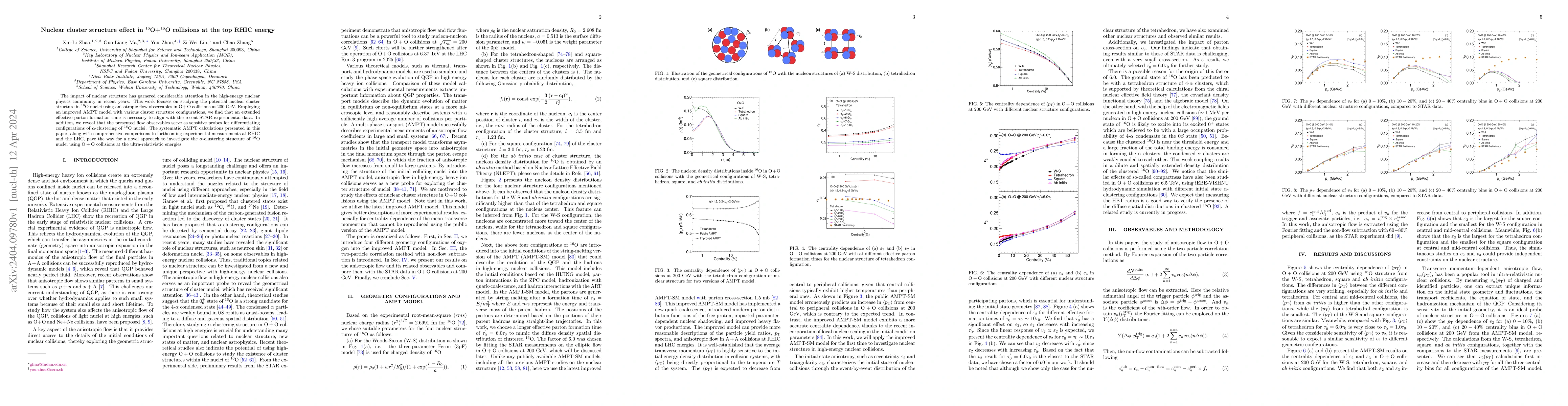 Thumbnail for Nuclear cluster structure effect in $^{16}$O+$^{16}$O collisions at the
  top RHIC energy