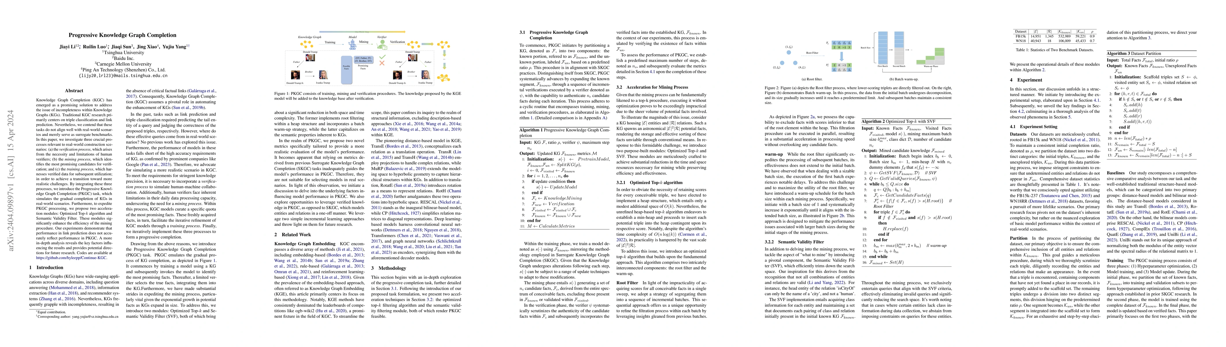 Thumbnail for Progressive Knowledge Graph Completion