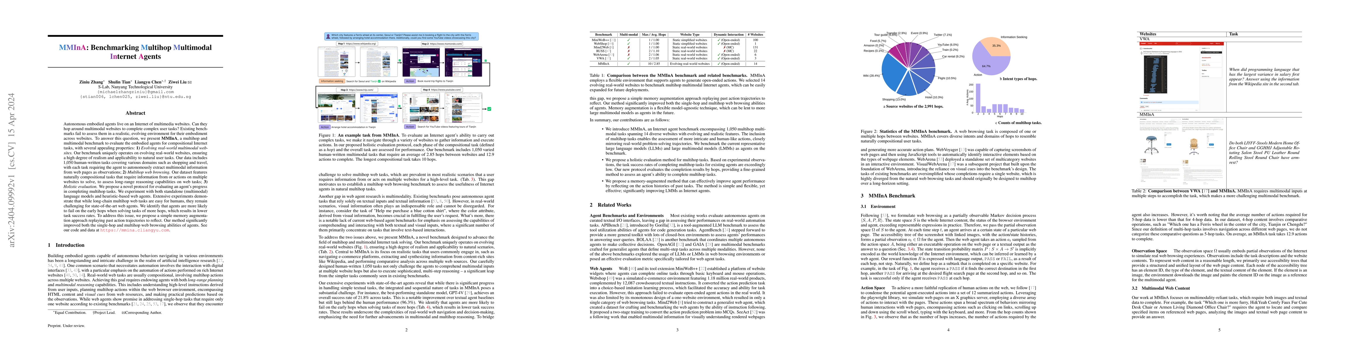 Thumbnail for MMInA: Benchmarking Multihop Multimodal Internet Agents