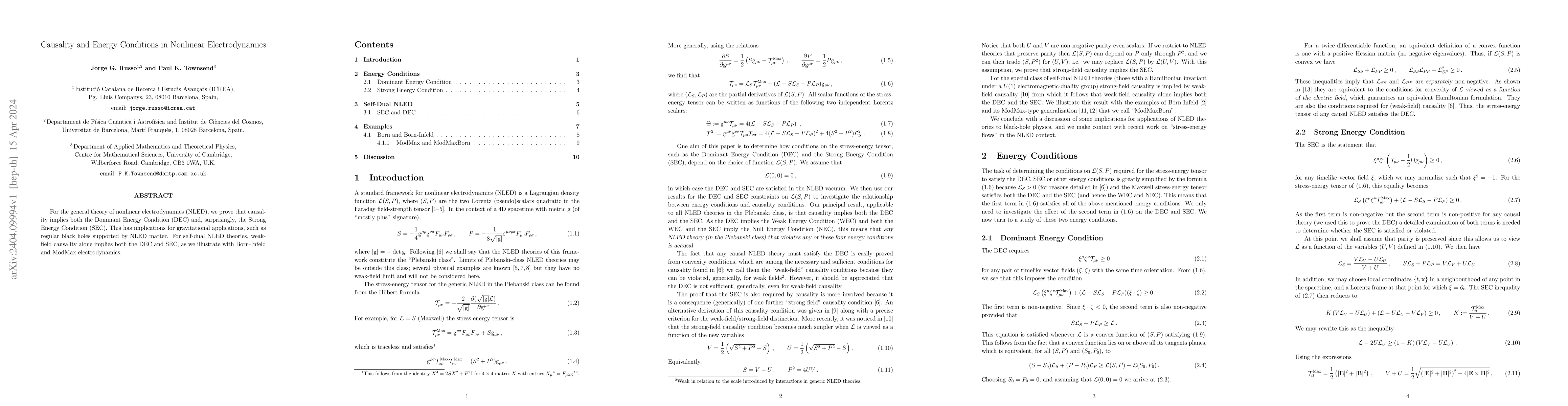 Thumbnail for Causality and Energy Conditions in Nonlinear Electrodynamics