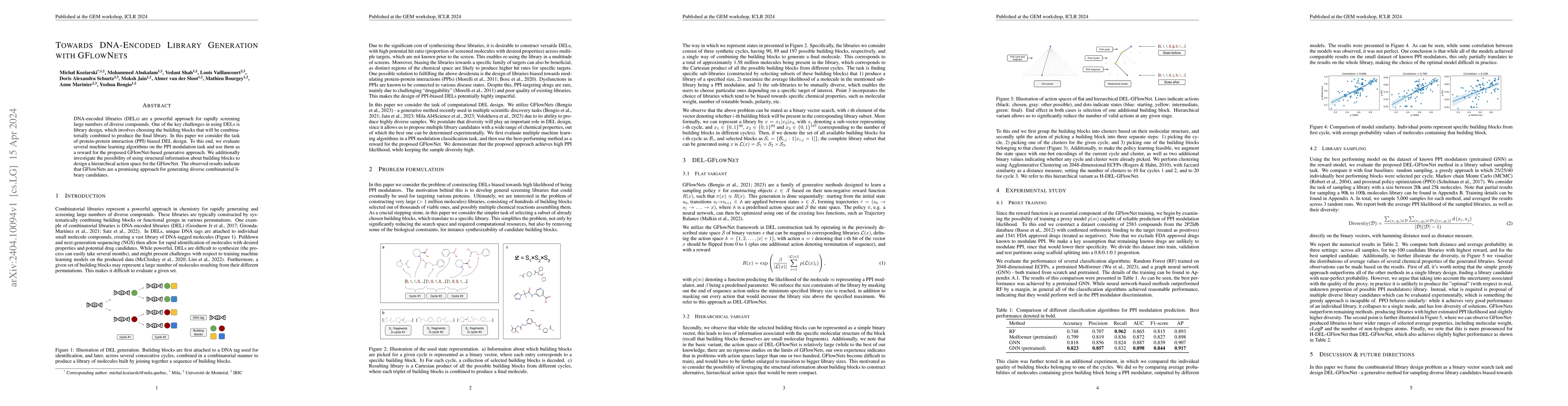 Thumbnail for Towards DNA-Encoded Library Generation with GFlowNets