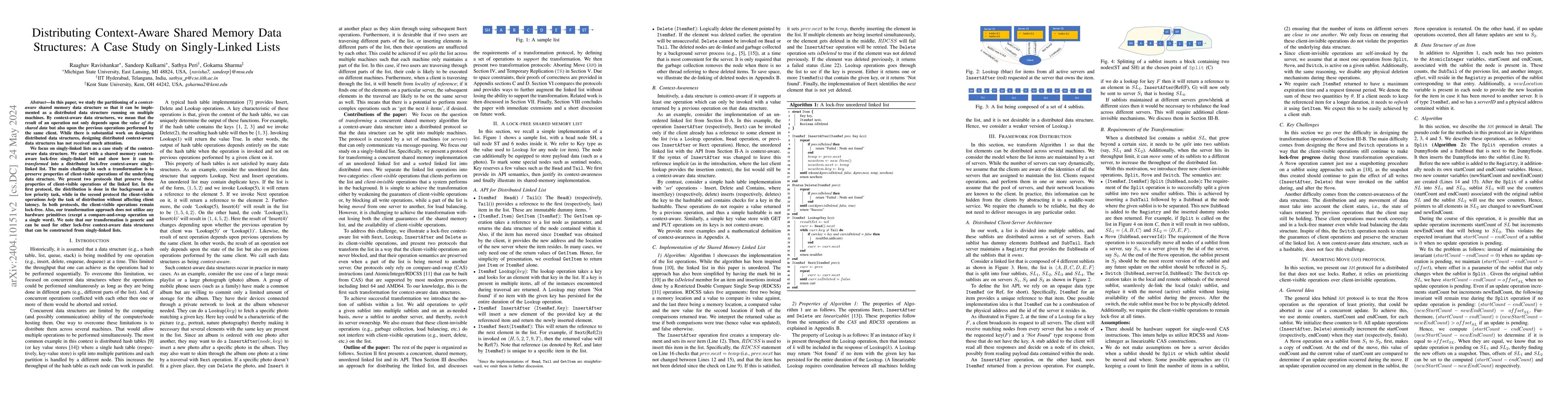 Thumbnail for Distributing Context-Aware Shared Memory Data Structures: A Case Study
  on Singly-Linked Lists