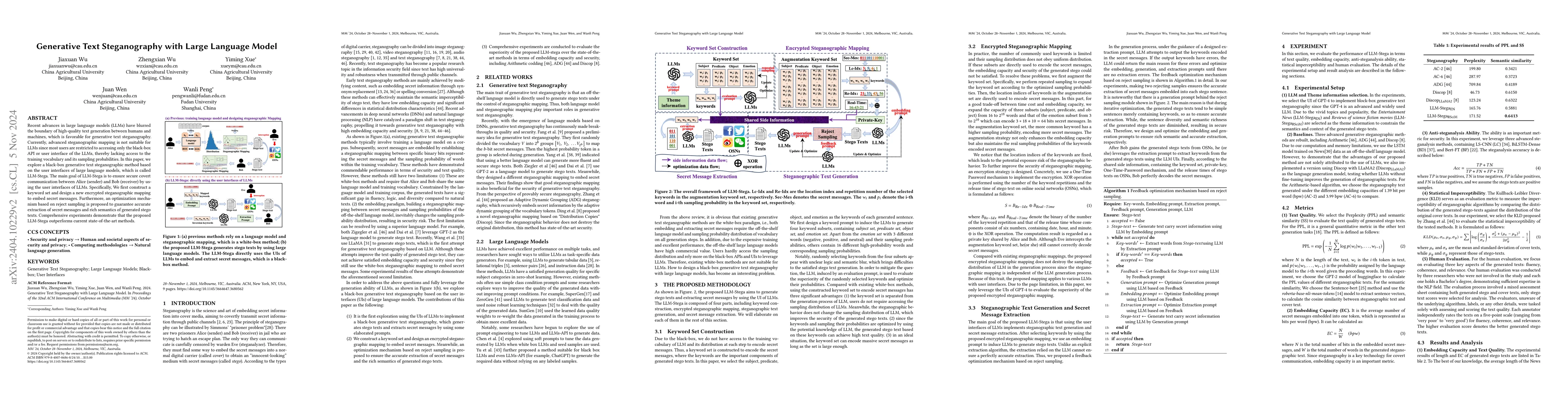 Thumbnail for Generative Text Steganography with Large Language Model