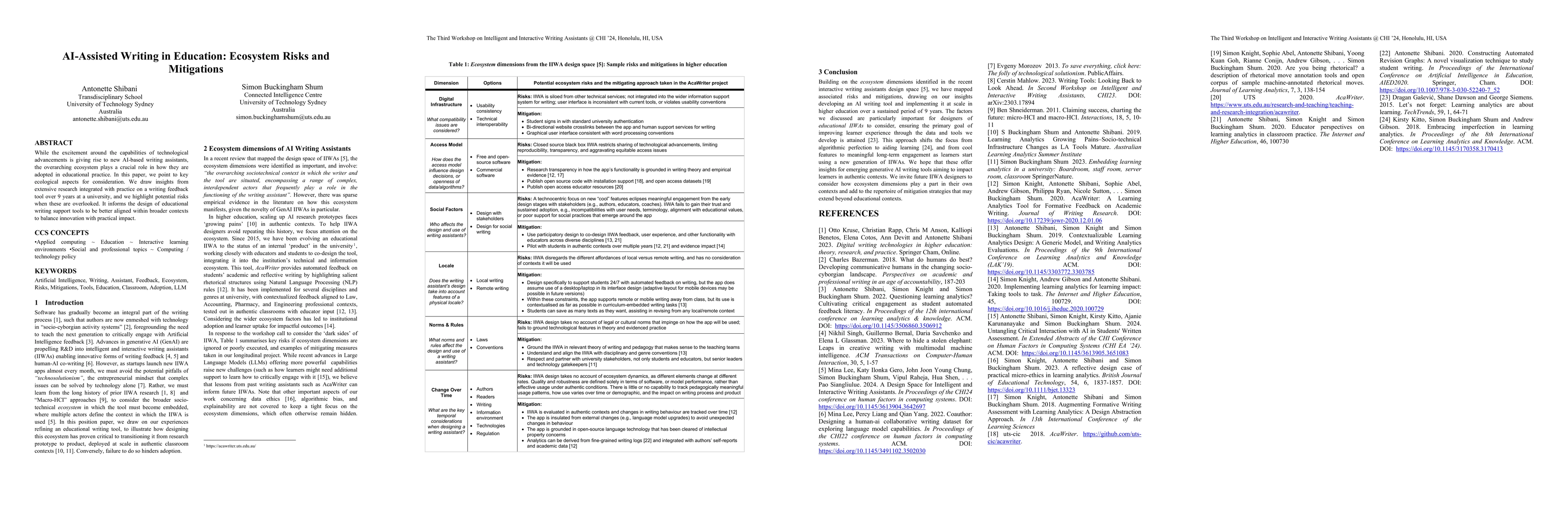 Thumbnail for AI-Assisted Writing in Education: Ecosystem Risks and Mitigations