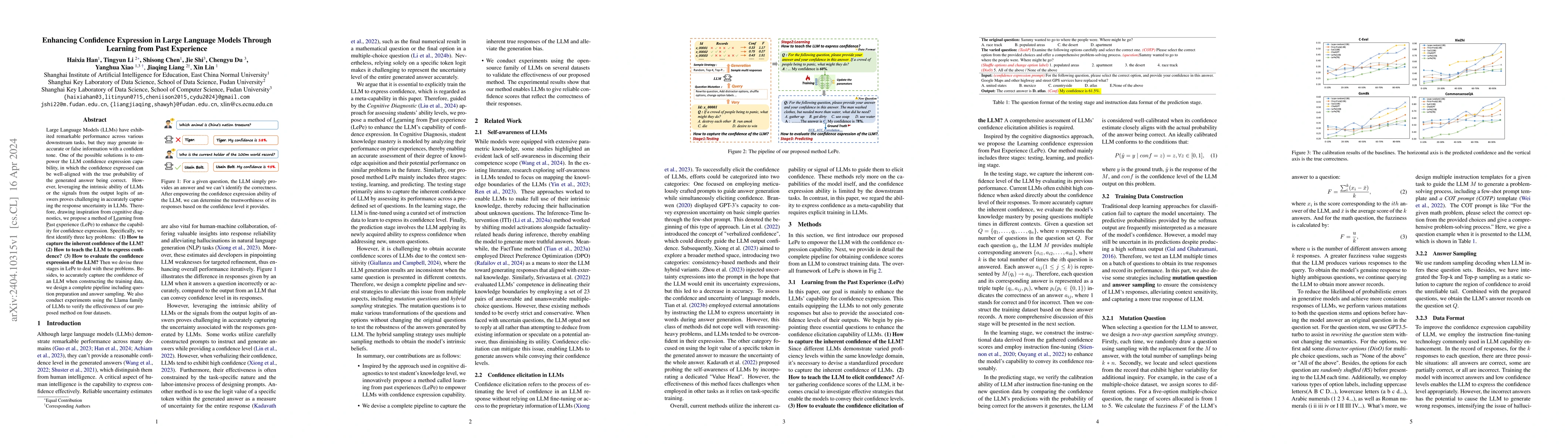 Thumbnail for Enhancing Confidence Expression in Large Language Models Through
  Learning from Past Experience