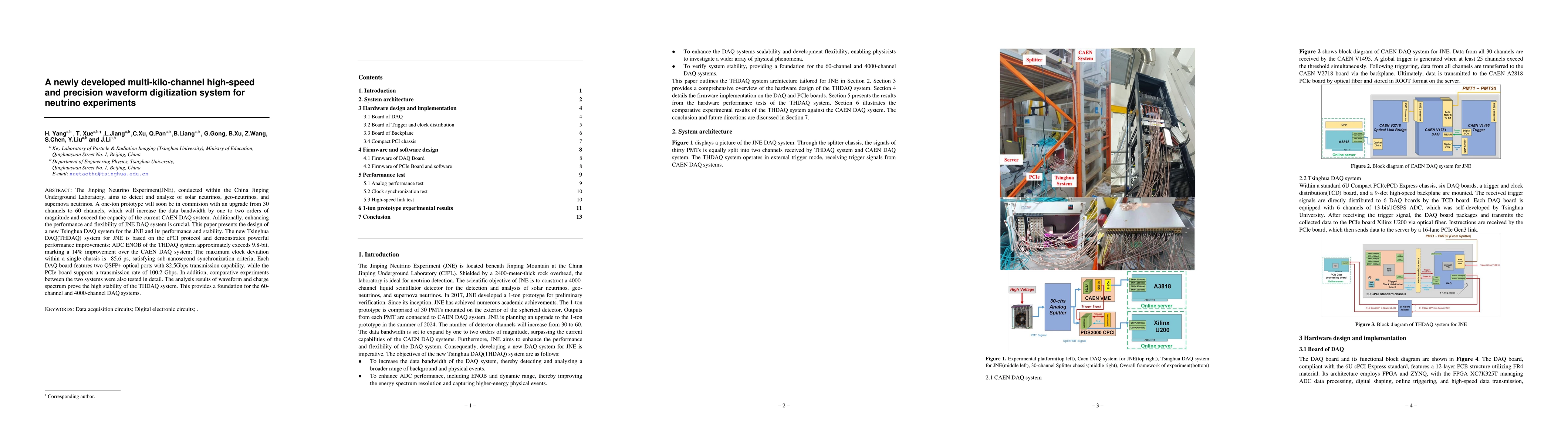 Thumbnail for A newly developed multi-kilo-channel high-speed and precision waveform
  digitization system for neutrino experiments