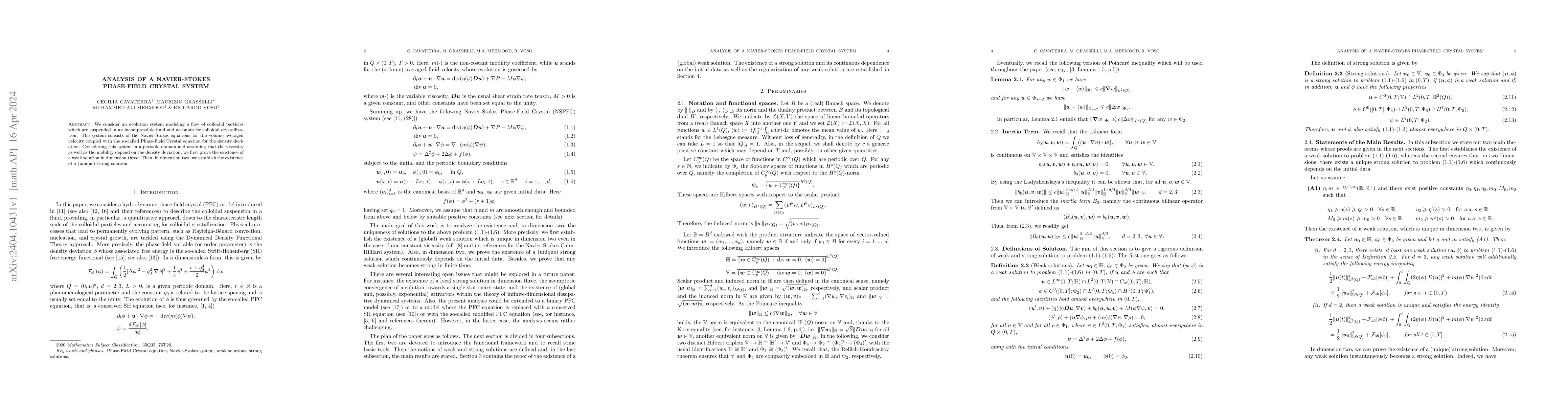 Thumbnail for Analysis of a Navier-Stokes phase-field crystal system