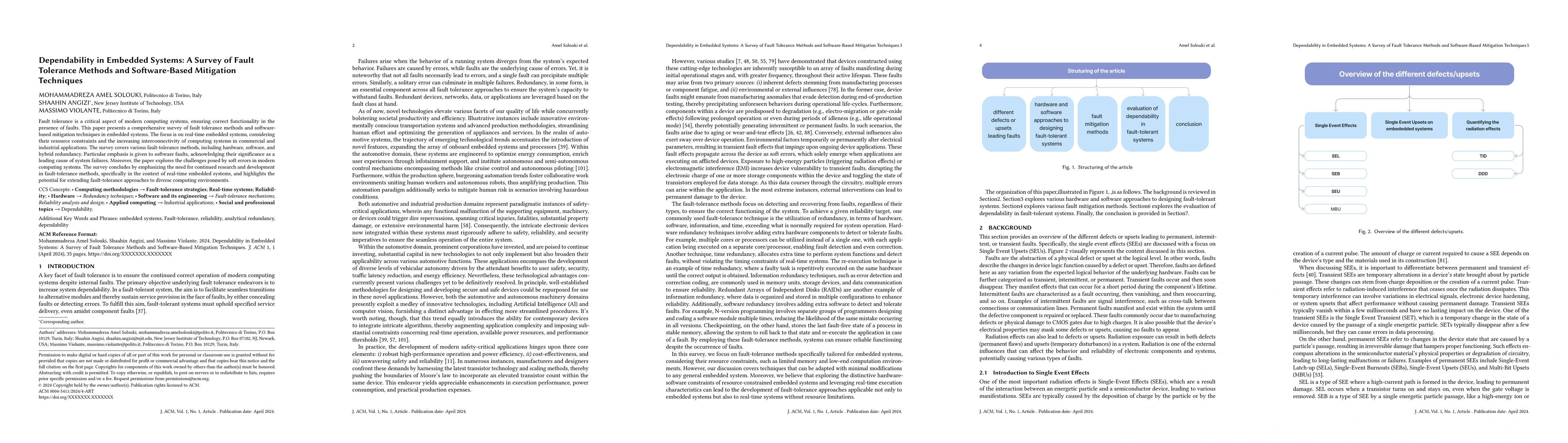 Thumbnail for Dependability in Embedded Systems: A Survey of Fault Tolerance Methods
  and Software-Based Mitigation Techniques