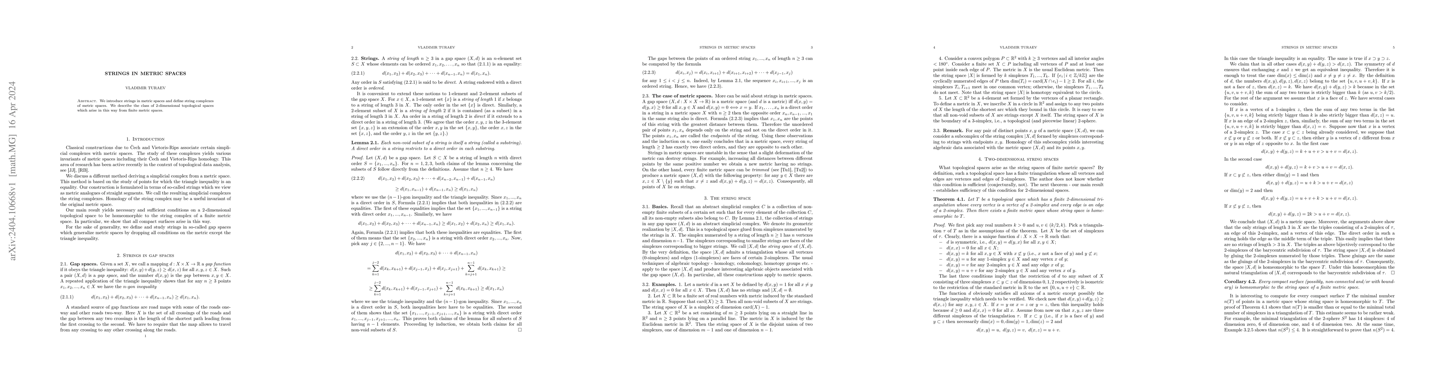 Thumbnail for Strings in metric spaces
