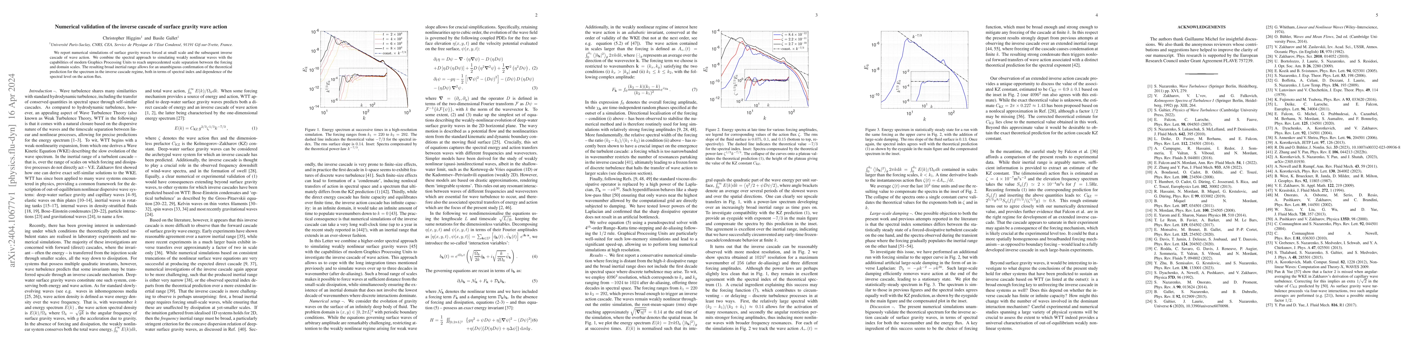 Thumbnail for Numerical validation of the inverse cascade of surface gravity wave
  action