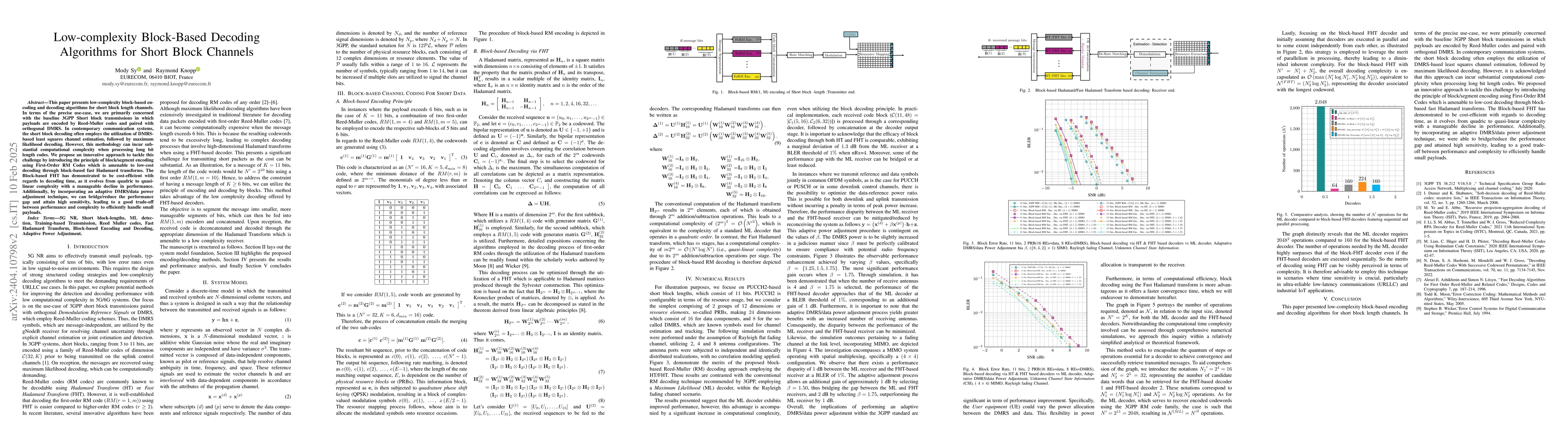 Thumbnail for Low-Complexity Block-Based Decoding Algorithms for Short Block Channels