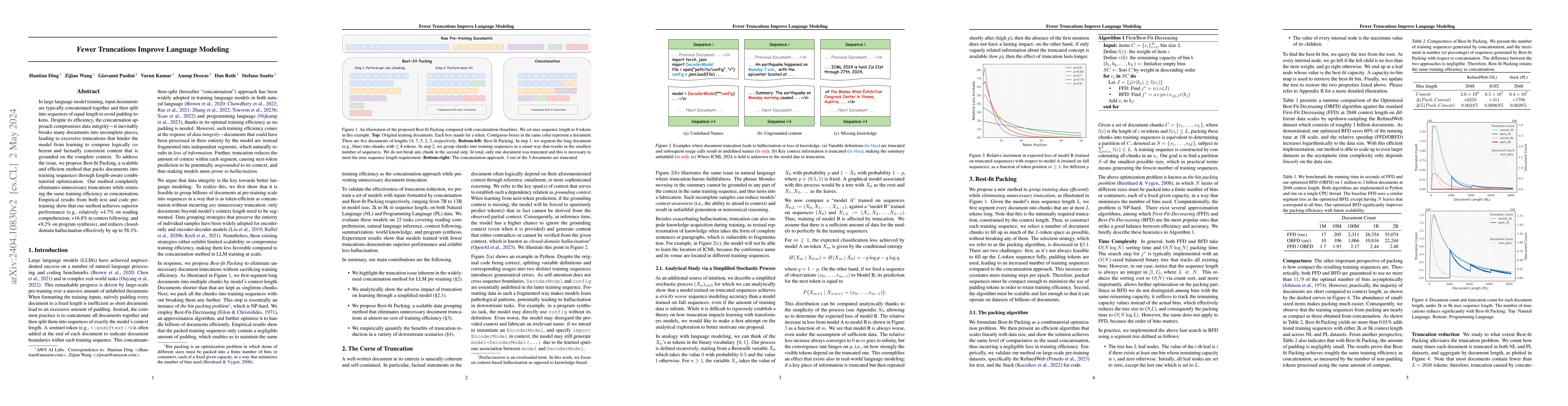 Thumbnail for Fewer Truncations Improve Language Modeling