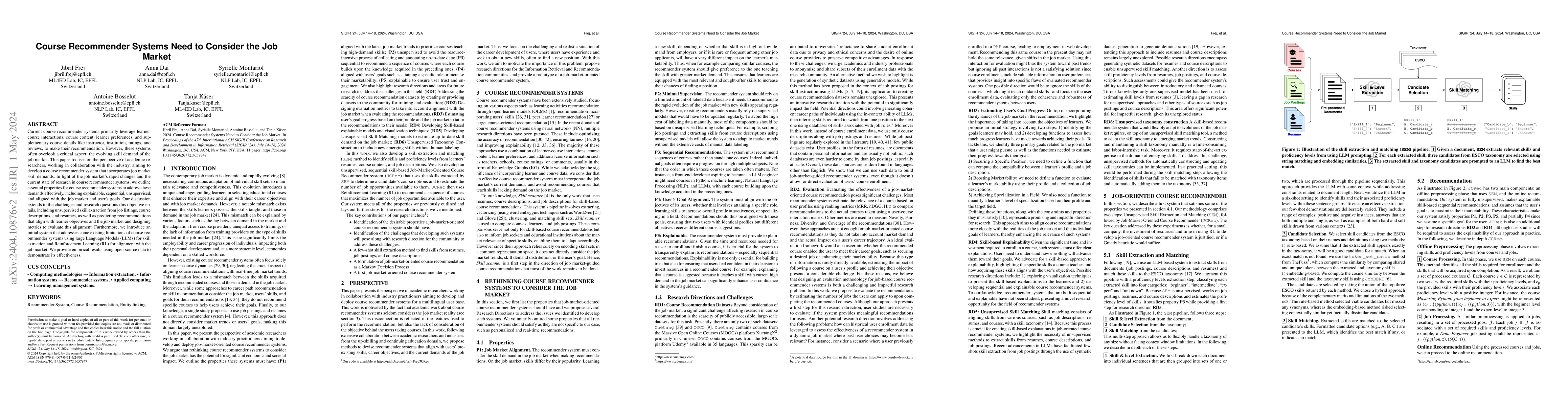 Thumbnail for Course Recommender Systems Need to Consider the Job Market