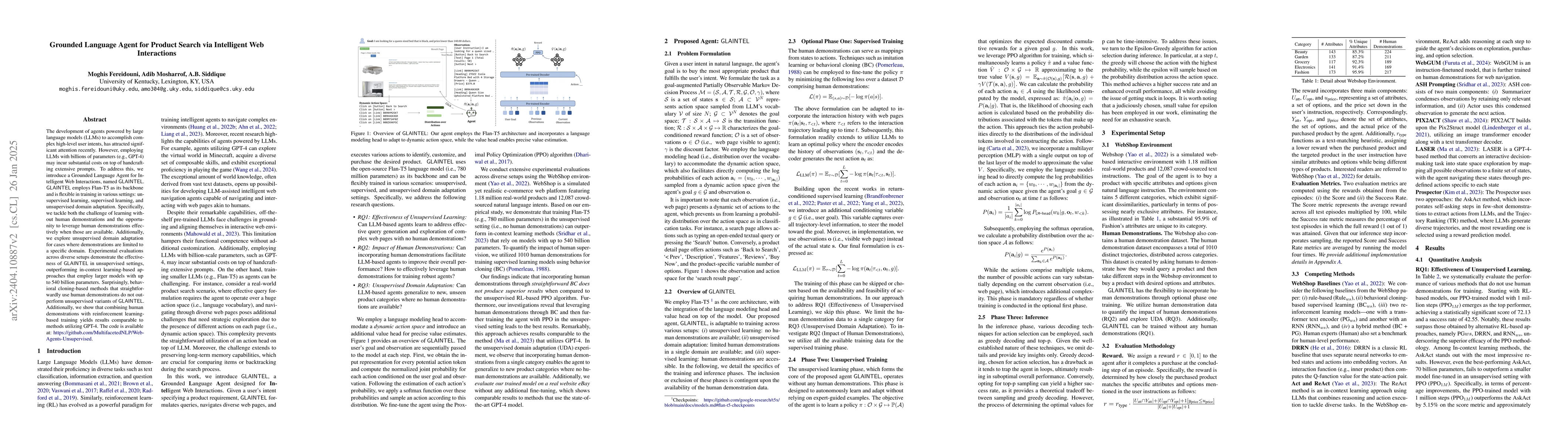 Thumbnail for Search Beyond Queries: Training Smaller Language Models for Web
  Interactions via Reinforcement Learning