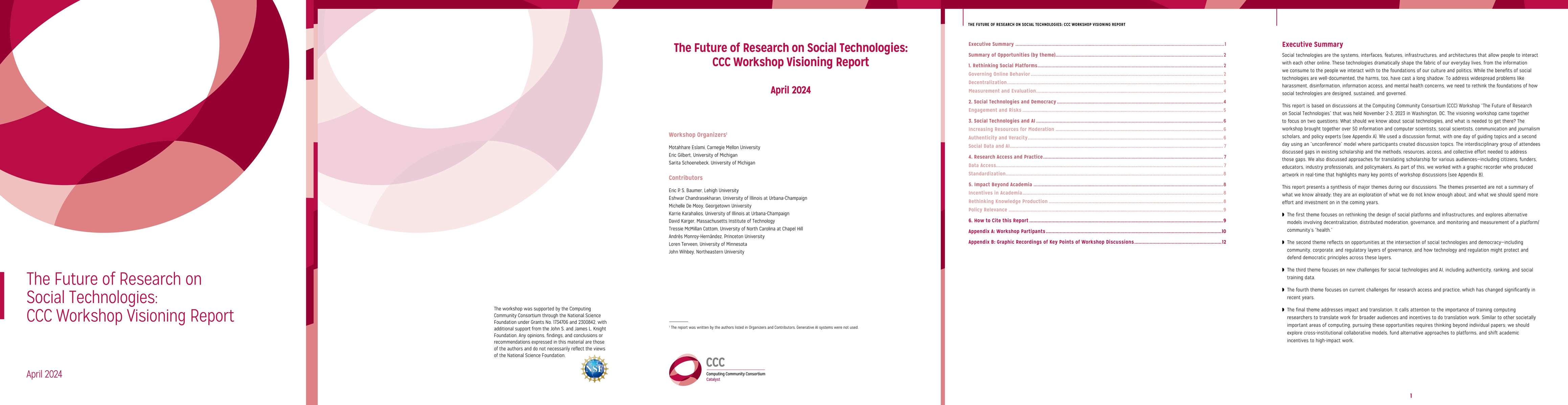 Thumbnail for The Future of Research on Social Technologies: CCC Workshop Visioning
  Report