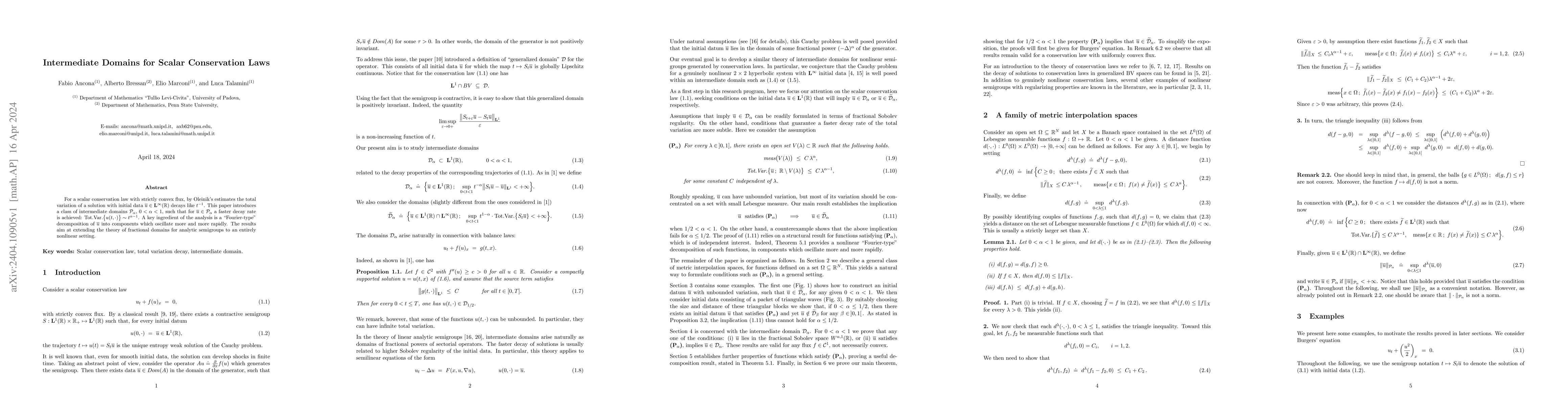 Thumbnail for Intermediate Domains for Scalar Conservation Laws