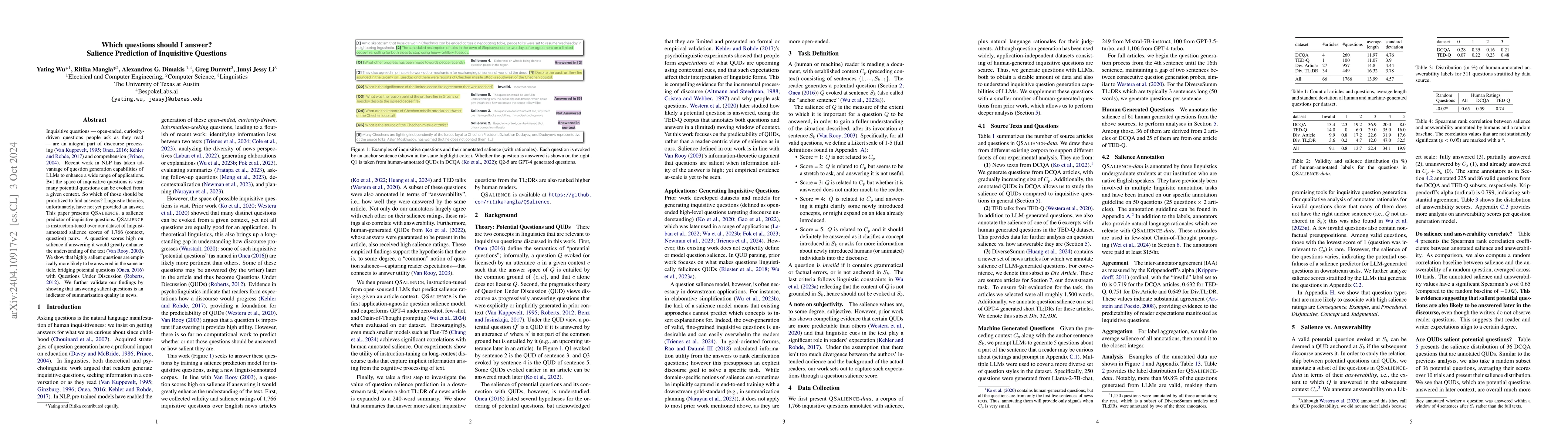 Thumbnail for Which questions should I answer? Salience Prediction of Inquisitive
  Questions