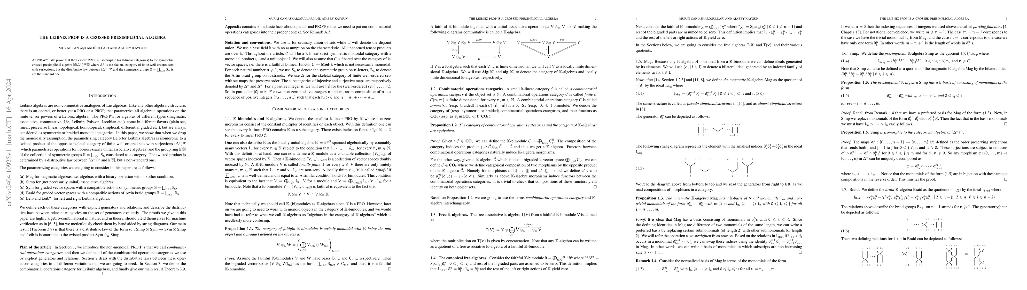 Thumbnail for The Leibniz PROP is a crossed presimplicial algebra